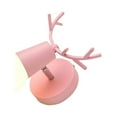 thumbnail image 1 of Lámpara LED Naiovety con soporte de madera iluminación de pasillo dormitorio Rosado, 1 of 6