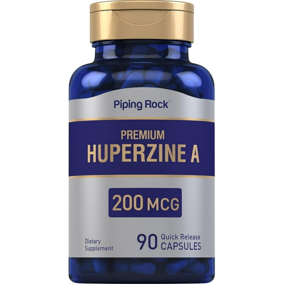 Huperzine A 200mcg | 90 Capsules | Supplement for Men and Women | by Piping Rock