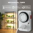 thumbnail image 3 of VEVOR Plant Stand with Grow Light, 4 Tiers Plant Shelf with 3000K 180W LED Full Spectrum Light for Indoor Plants, Grow Light Shelf with Timer for Seed Starting 35.4" L x 13.8" W x 59.1" H, 3 of 9
