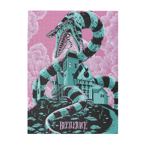 Beetlejuice 500 Piece Jigsaw Puzzle Educational Toys & Games Family-Friendly Activity