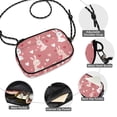 thumbnail image 3 of FORMRS Mini Crossbody Bag for Women Adjustable Shoulder Rope Travel Casual Phone Purse, Bunny Love Blooms, 3 of 7