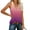 #4_Purple, variant on Summer Womens Gradient Print Sleeveless Shirts V Neck Tank Tops Loose Fitted Tunic Tees Casual Trendy Camisole Side Split Cami Going Out