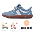 thumbnail image 3 of Barefoot Shoes Slip in Women Hands Free Wide Toe Box Slip on Ribbon Long Tongue Arch Support Walking Lace Sneakers for Plantar Fasciitis Orthopedic Zero Drop Gum Sole Minimalist Shoe, 3 of 6
