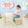 thumbnail image 7 of Spaco Kids Art Table and Chair Set with Drawer Paper Roll and 2 Markers-White, Toddler Table and Chair Set for Arts & Crafts, Snack Time, Homeschooling, Homework, 7 of 7