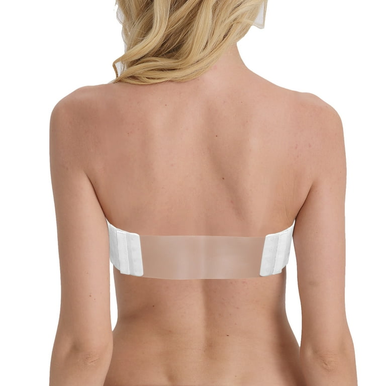Strapless Clear Back Bra for Backless Wedding Dress Convertible