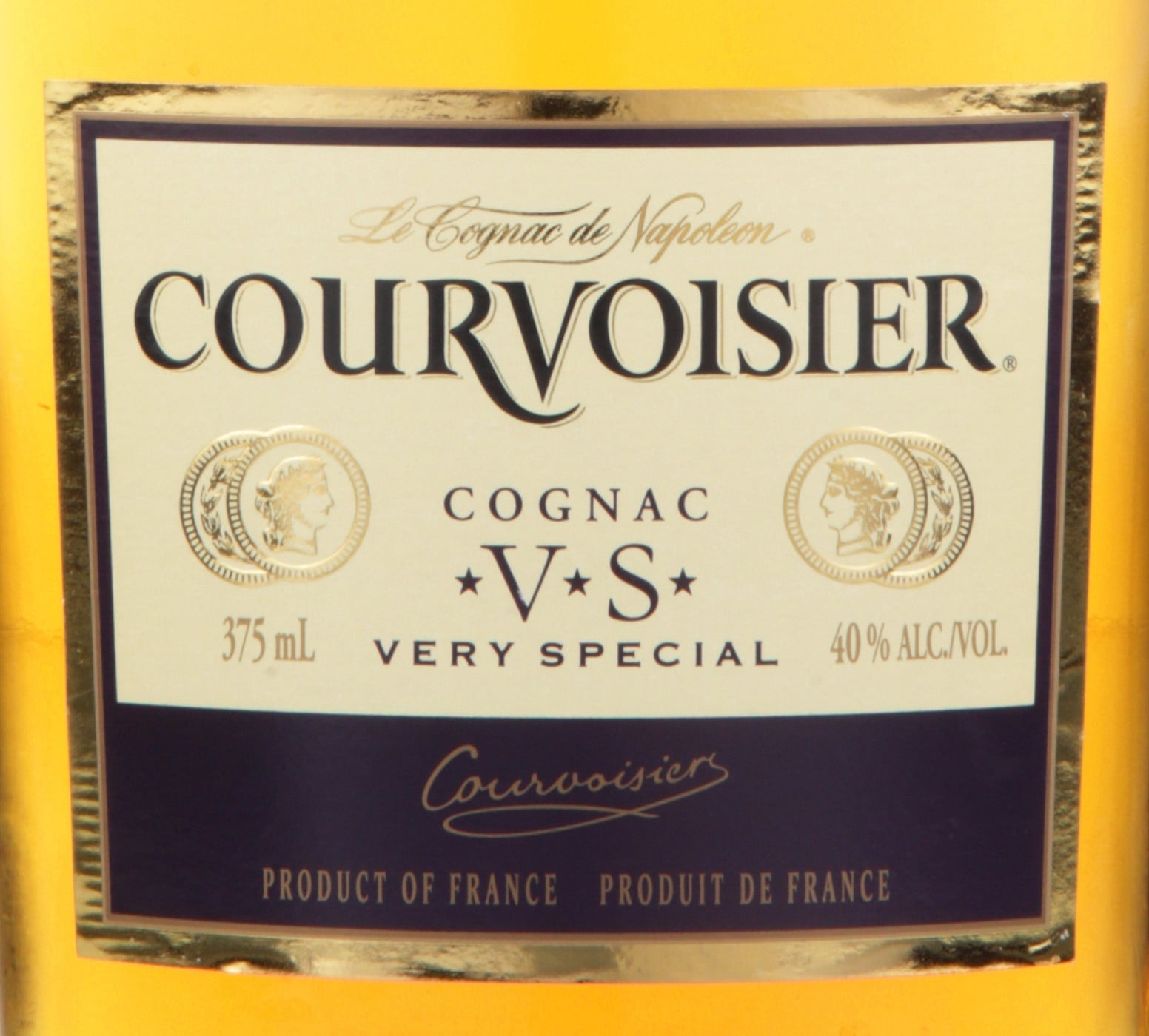 Courvoisier VS Cognac, 375 ml Bottle, ABV 40.00%, Fins Bois 