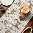 thumbnail image 2 of Table Runners 70 Inches Long Dress Scarves, Farmhouse Elk Farmhouse Coffee/Dining/Kitchen Table Decor, Holiday Table Runner, Rustic Botanical Wooden Striped 13x70 Inch, 2 of 7