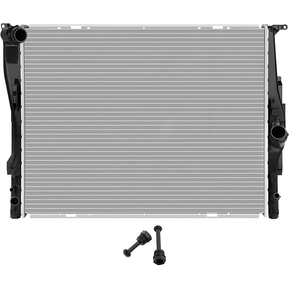 ECCPP Radiator CU2882 Replacement fit for 2007-2013 for 328i 128i 135i 328i xDrive 328xi Z4 CU2882