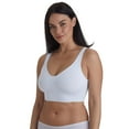 thumbnail image 4 of Women's Naomi & Nicole 7511 Wireless Longline Lounge Bra (Warm Beige XL), 4 of 4