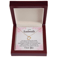 thumbnail image 1 of To My Soulmate Life May Not Always Be Sweet Delicate Heart Necklace, 1 of 8