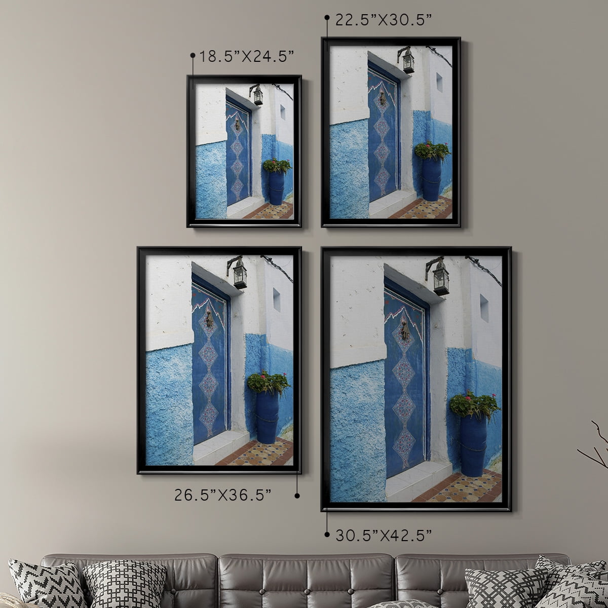 Morocco Door Premium Classic Framed Print - Ready to Hang