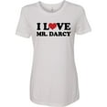 thumbnail image 3 of Inktastic I Love Mr Darcy Women's T-Shirt, 3 of 5