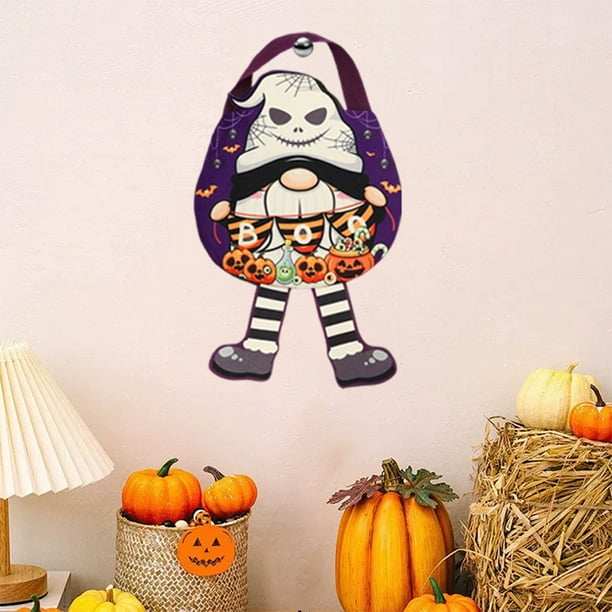 Bolsa de dulces de Halloween Bolsa de dulces con temática espeluznante Bolsa de regalos de Halloween Bolsa de dulces de Halloween personalizada Bolsillo de fieltro