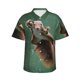 thumbnail image 1 of Fotbe Squirrel Camisa Hawaiana para Hombre Unisex – Camisa Casual de Verano con Botones de Manga Corta de Algodón y Lino,Small, 1 of 7