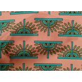 thumbnail image 4 of oneOone Cotton Poplin Fabric Floral Block Printed Fabric 1 Yard 56 Inch Wide, 4 of 4