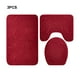 thumbnail image 3 of Matsuzay 3x Pedestal de baño ecológico, tapa de inodoro suave y absorbente, fácil de limpiar e instalar, moderno Juegos de accesorios de baño rojo, 3 of 6