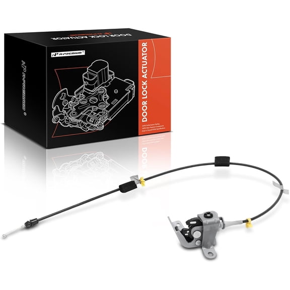 A-Premium Door Lock Latch Actuator with cable Compatible with Ford Vehicles - For F-150 F150 2009-2014 - Rear Upper Right, Replace# 9L3Z18264A00B