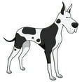 thumbnail image 2 of Great Dane Decal | Indoor/Outdoor | Dog Lover Super Cute Sticker for SUV Windows, Dorm Rooms, Bedroom, Offices | SignMission personalized gift | 12", 2 of 2