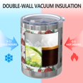 thumbnail image 2 of 12oz Tumblers Red Christmas Farm and Truck Pattern Vacuum Insulated Stainless Steel Travel Tumbler Cups Mug with Lid and Straw for Beer,Coffee,Beverages with Cleaning Brush for Cold & Hot Drinks, 2 of 5