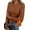 Brown, variant on Ronuti Long Sleeve Thermal Shirt for Women Light Fleece Tops Spring 2025 Crew Neck Casual Basic T-Shirts