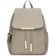 thumbnail image 3 of Mochila KKXIU Trendy Leather para mujer A-Khaki, 3 of 7