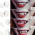 thumbnail image 4 of 1 par de colmillos de dientes de vampiro, accesorios para dentaduras postizas, accesorios para disfraces de Halloween, dientes postizos, pegamento sólido, adhesivo para dentaduras postizas,, 4 of 4