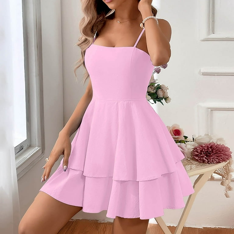 bow backless sling dress Bow tie backless sling dress