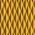 thumbnail image 1 of Ahgly Company Indoor Square Abstract Yellow Modern Area Rugs, 3' Square, 1 of 4