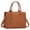 Brown, variant on 13.3in Women‘s PU Leather Tote for Tablet and E-reader Top Handle Work Bags for Office Handbag Purse Everyday,Black