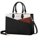 thumbnail image 1 of Bolso tipo cartera LOVEVOOK, bolso de mano, piel negra, 1 of 8