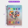 thumbnail image 5 of Peace Love Pride Australian Shepherd with Rainbow Sunglasses LGBT LGBTQ+ Spiral Bound Journal Aussie Dog Lover Gifts 5x7in Spiral Notebook - 01004, 5 of 5