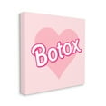 thumbnail image 4 of Stupell Industries Pink Heart Botox Inspirational Painting Gallery Wrapped Canvas Print Wall Art, 17 x 17, 4 of 8