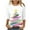 White, variant on Christmas Shirts for Women 3/4 Length Sleeve Tshirts Xmas Print Plus Size Graphic Tees Holiday Pullover Tops (XL, Dark Blue)