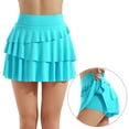 thumbnail image 2 of AherBiu Workout Skorts for Women Pleated Ruffle Tennis Skirts Quick-Dry Lightweight Athletic Yoga Shorts, 2 of 7