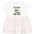 thumbnail image 3 of Inktastic Pack My Diapers I Am Going Fishing with Pop-pop Girls Baby Dress, 3 of 5