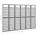 thumbnail image 3 of vidaXL Room Divider Freestanding Privacy Screen for Bedroom Solid Wood Fir, 3 of 73