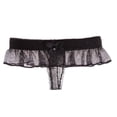 thumbnail image 3 of de tela con espalda en T de encaje rosa y negro a escala 1/6 de 2 piezas para juguetes calientes femeninos de 12 pulgadas Zulema Figura de acción de ropa interior, 3 of 8