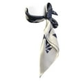 thumbnail image 5 of Wrapables? Silk Satin Floral 35 x 35 Inch Square Scarf, Silhouette, 5 of 6