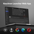 thumbnail image 4 of Teclado Keychron K1 Max inalámbrico TKL RGB intercambiable en caliente, 4 of 9