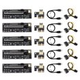 thumbnail image 4 of facefd Mining Computer PCI-E 1x to 16x Adapter Board 6pin Power Port Expansion Card Fast Speed PCI-Express Extender Miner Equipment Red USB Cable, 4 of 9