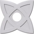 thumbnail image 1 of Ekena Millwork CMP26CM-07000 26 in. OD x 7 in. ID Square Cosmo Architectural Grade PVC Contemporary Ceiling Medallion, 1 of 1