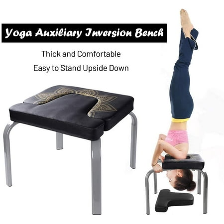 Yoga Headstand Bench Yoga Inversion Chair Great for Workout, Fitness...