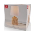 thumbnail image 2 of Globe Electric 91005989 Naomi 14" Tall Buffet Table Lamp - Rattan, 2 of 7