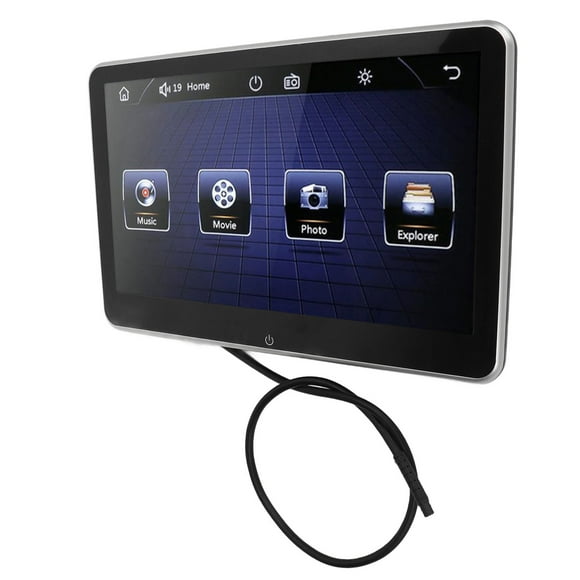Car Headrest Monitor, FM Transimission Mirror Link Multimedia Support 11.6 Inches Car Headrest Video Player for Car