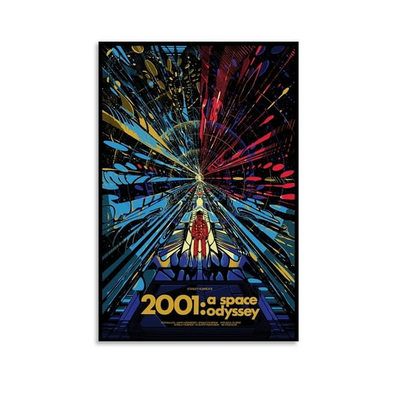 2001 A Space Odyssey Movie Poster Canvas Art Poster And Wall Art Picture Print Modern Family Bedroom Decor Posters
