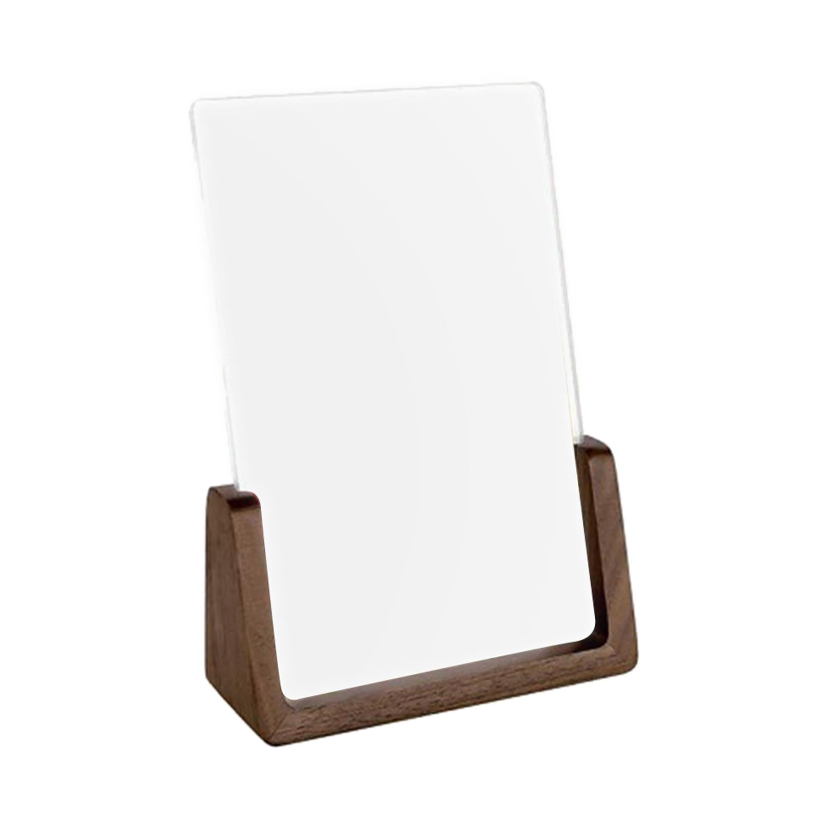 3.5x5 Picture Frame with Wooden Base Rustic for Tabletop Desk Display