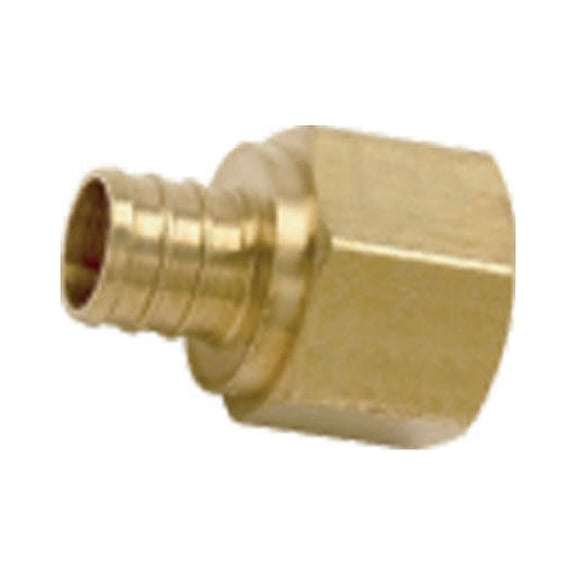 SharkBite UC068LFA Lead Free Thread Pex Adapter, 1/2" x 3/4" FNPT, Each