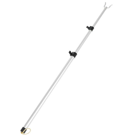 

1PC Retractable Clothesline Pole Closet Hook Pole Adjustable Closet Pole Hook