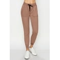 thumbnail image 3 of ALWAYS Women Jogger Sweatpants - Super Soft Stretch Lightweight Drawstrings Pants with Pork Chop Pockets Tan 2XL, 3 of 6