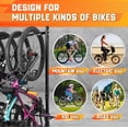 thumbnail image 2 of Yes4All Freestanding Bike Rack, 300 Lbs 5 Levels Sturdy Steel Vertical Bike Rack, Bike Rack for Garage Holds Any Type of Bike, 2 of 7